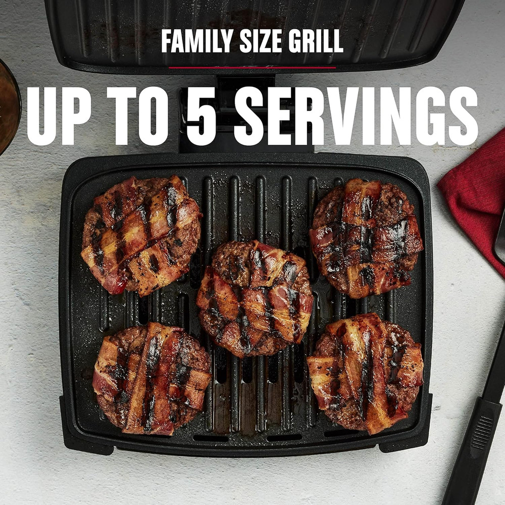 ® Contact Submersible™ Grill, 5-Serving Grill - Adjustable Temperature Control,