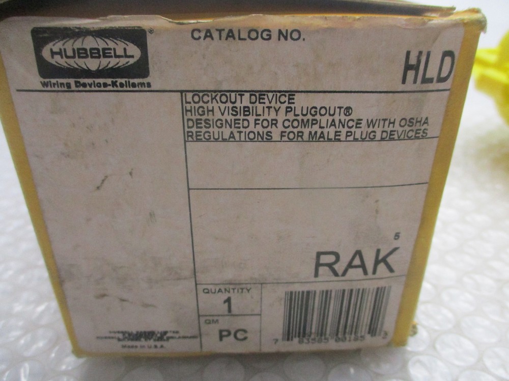 HUBBELL HLD PLUG LOCK OUT NSMP