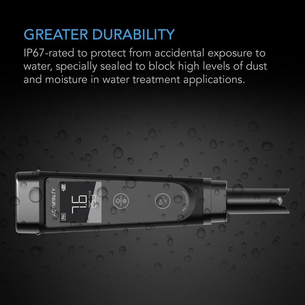 pH Meter PRO Kit, Digital pH Pen with ±0.01 pH Accuracy & Interchangeable Probe
