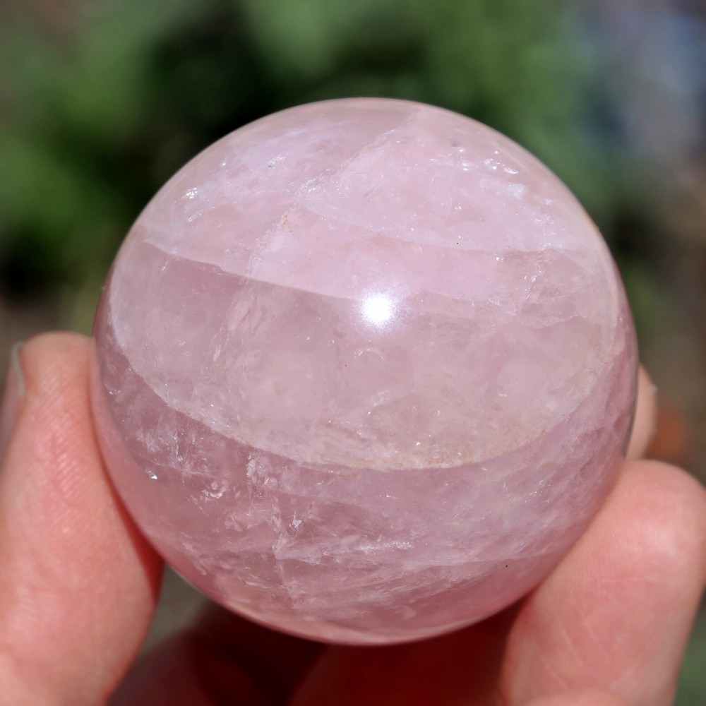 Rose Quartz Sphere, Approximately 41 mm (RQ86)