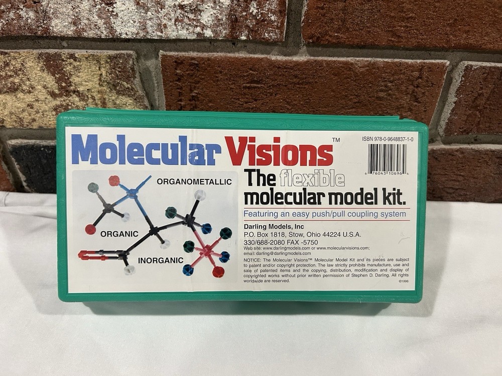 Molecular Visions (Organic, Inorganic, Organometallic) Molecular Model Kit #1