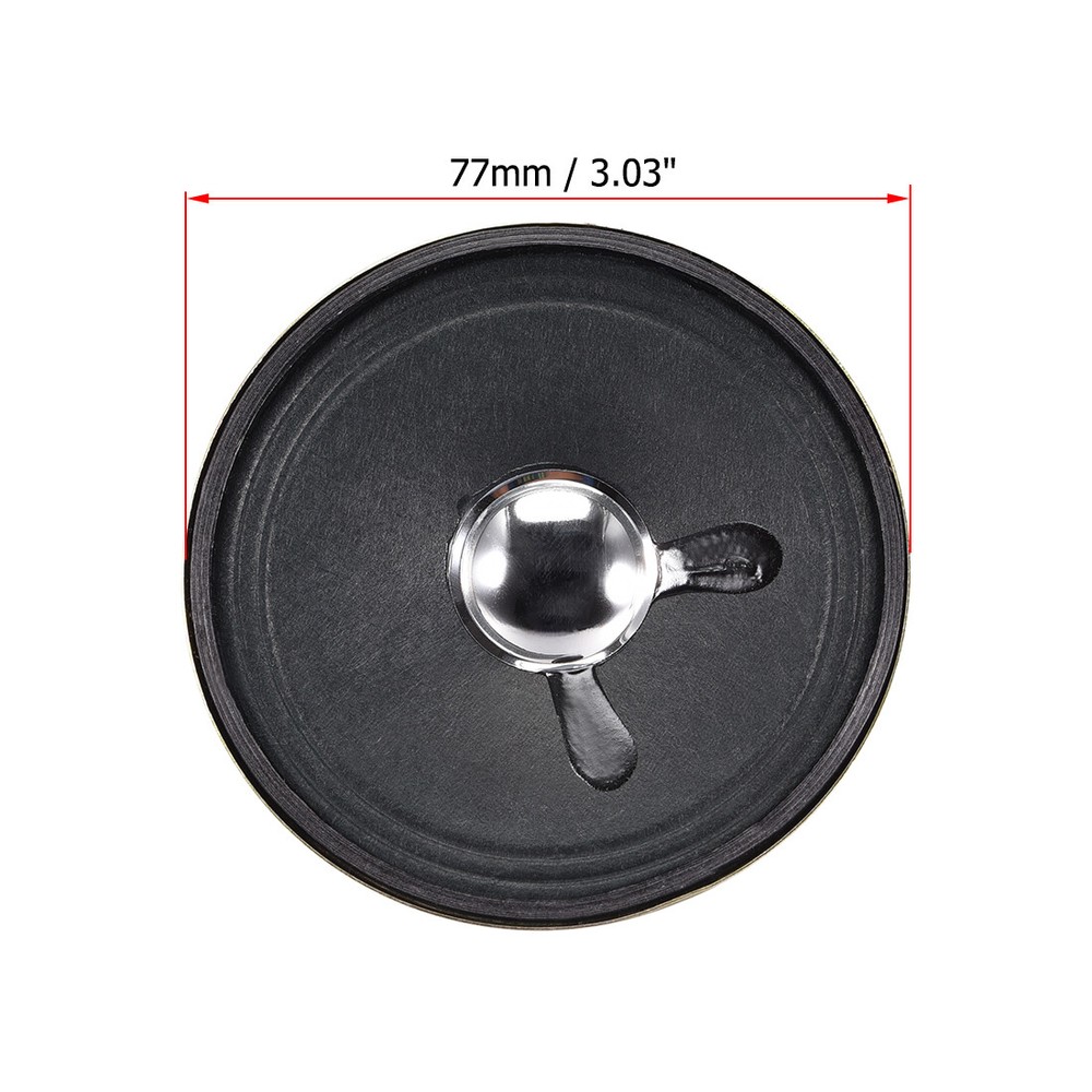 3W 8 Ohm Micro Internal Speaker Magnet Loudspeaker 77mm Dia