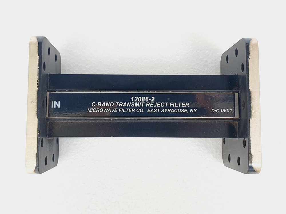 MICROWAVE FILTER CO 12086-2 C-Band Transmit Reject Filter # NEW