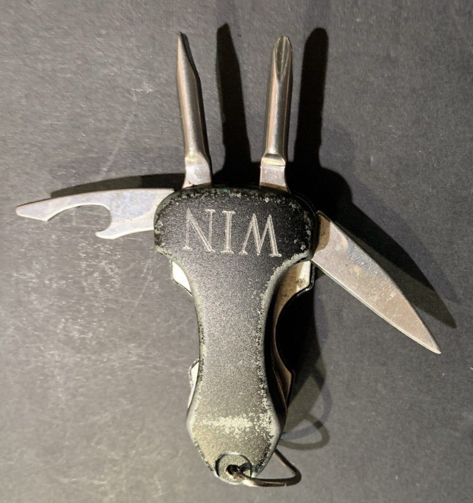 Freeman WIN Five Function Multi Tool Key Chain Flashlight Lot Of 3 USED