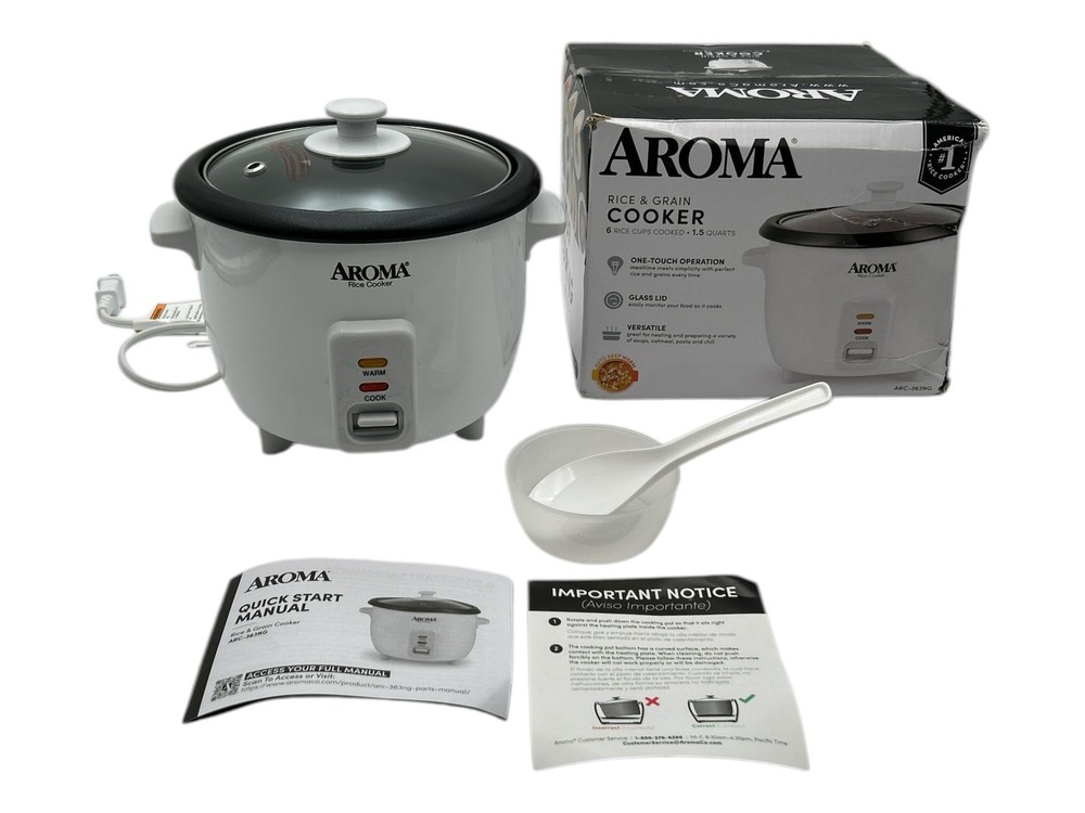 AROMA Rice Cooker 1.5 Qt