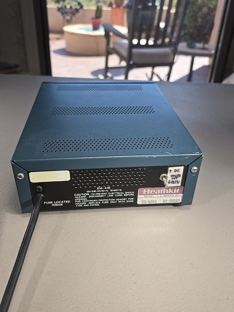 Heathkit Precision Oscilloscope Calibrator 1G-4244 Modified, Power On Tested