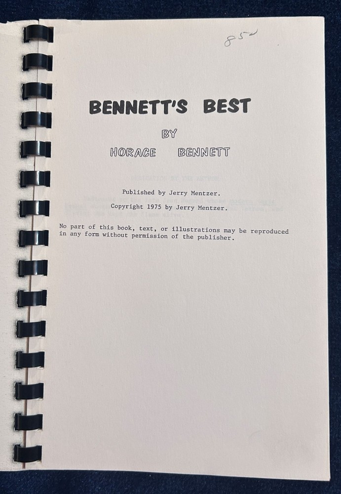 Bennett’s Best (Horace Bennett) -1975