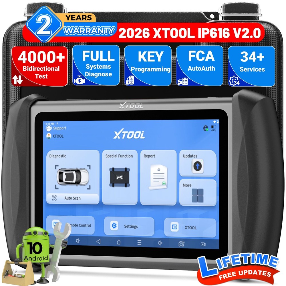 USED XTOOL IP616 V2.0 Auto Full System Diagnostic Tool Scanner Key Programmer