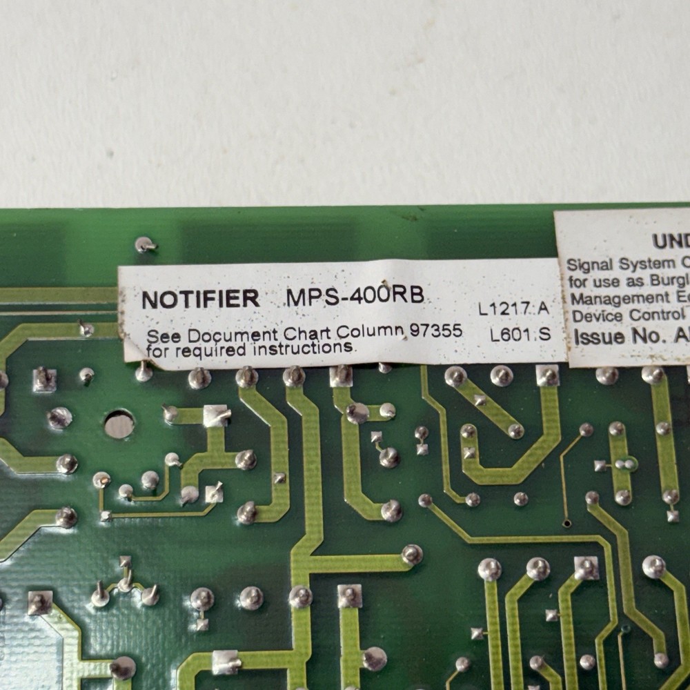 Notifier MPS-400RB Main Power Supply Replacement Board