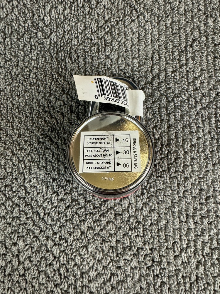 Brinks 172-49006 Dial Combination Padlock, 48mm