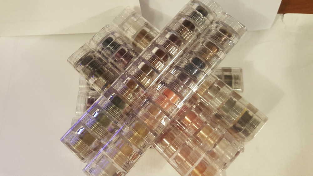 Bella Terra Cosmetics Mineral Shimmer Makeup Eyeshadow 9 Stack - Multiple Shades