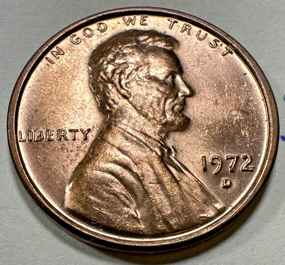 1972 D Lincoln Memorial Cent 5663N