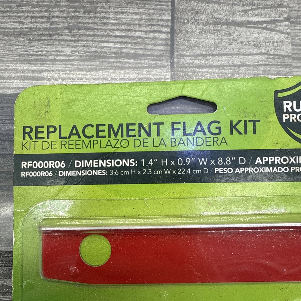 Replacement Aluminum Mailbox Flag Kit Red
