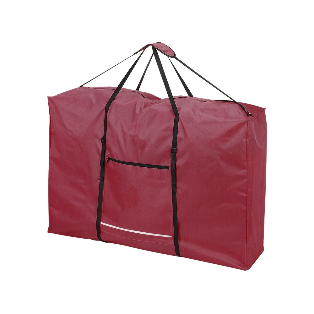 600D Folding Table Storage Bag with Handle 43" x 29" x 11" Red