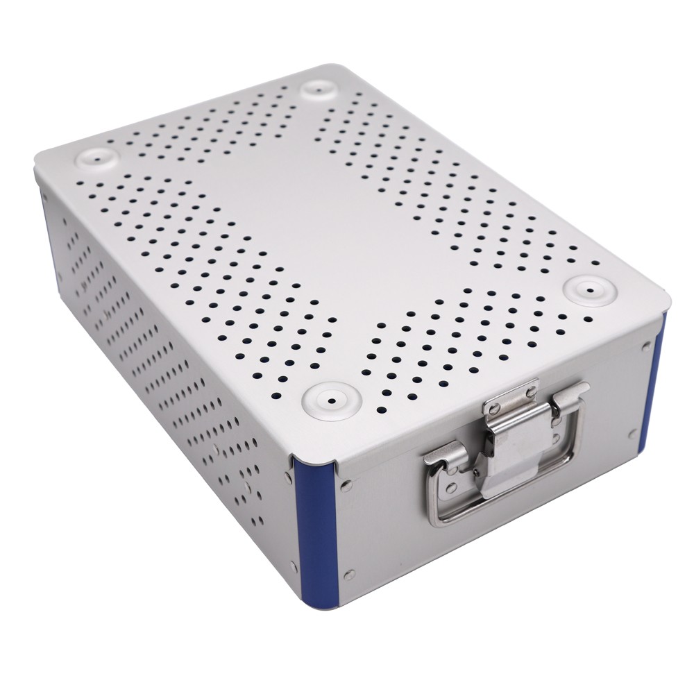 US Sterilization Box Sterilization Tray Case Surgical Instruments Aluminium Box