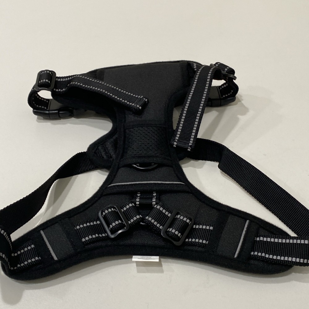 Frisco Padded Reflective Harness Black Size L