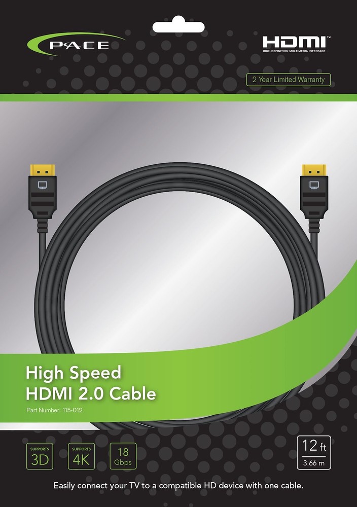 Pace International 115-012 - HDMI Cable