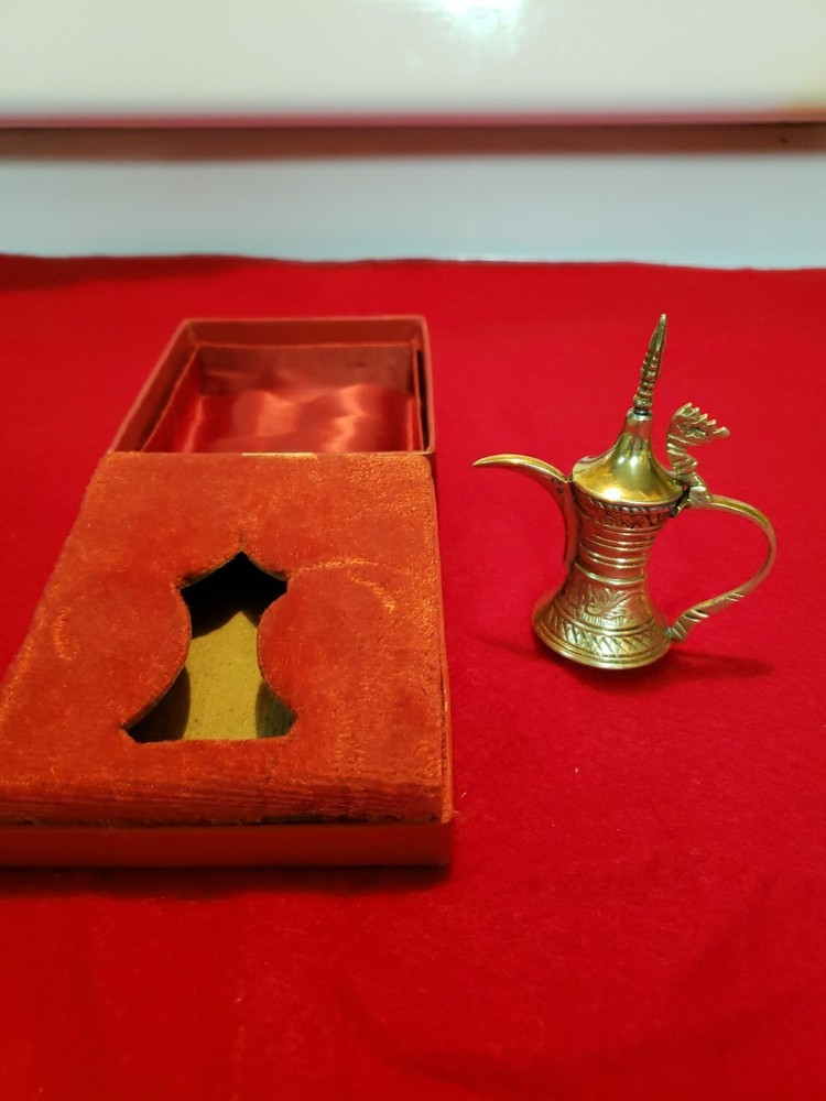 Vintage Middle Eastern Miniature Dallah (Coffee Pot)