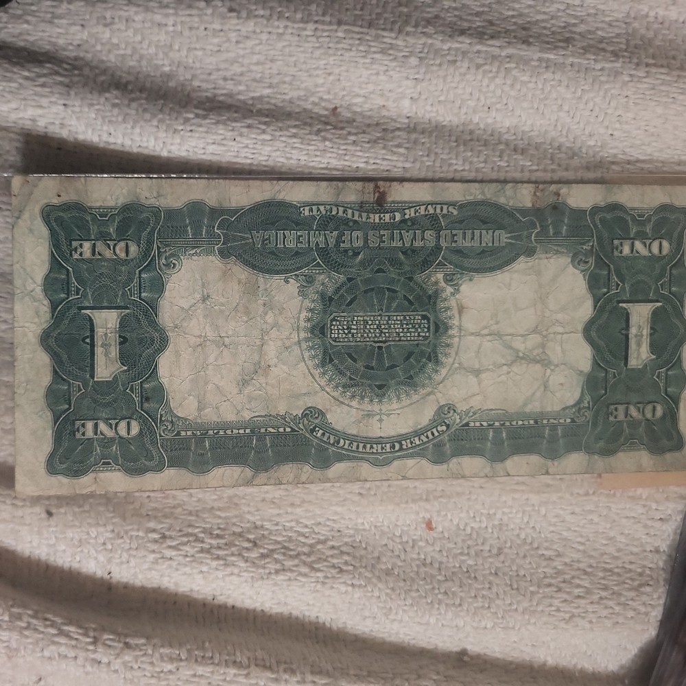 1899 $1 Dollar Silver Certificate Black Eagle Large