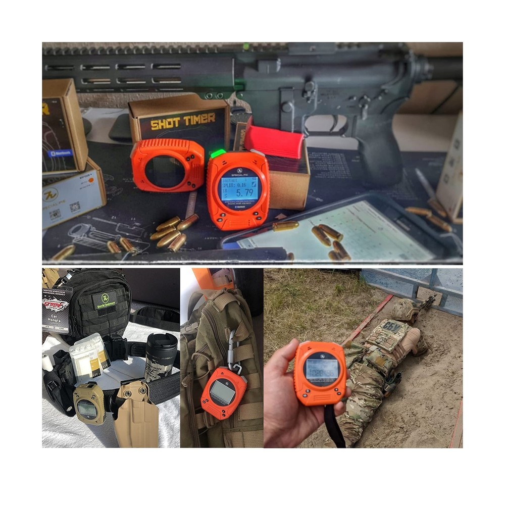 Shot Timer with Belt Clip -Shot Timer for Shooting Competition Multifunction ...