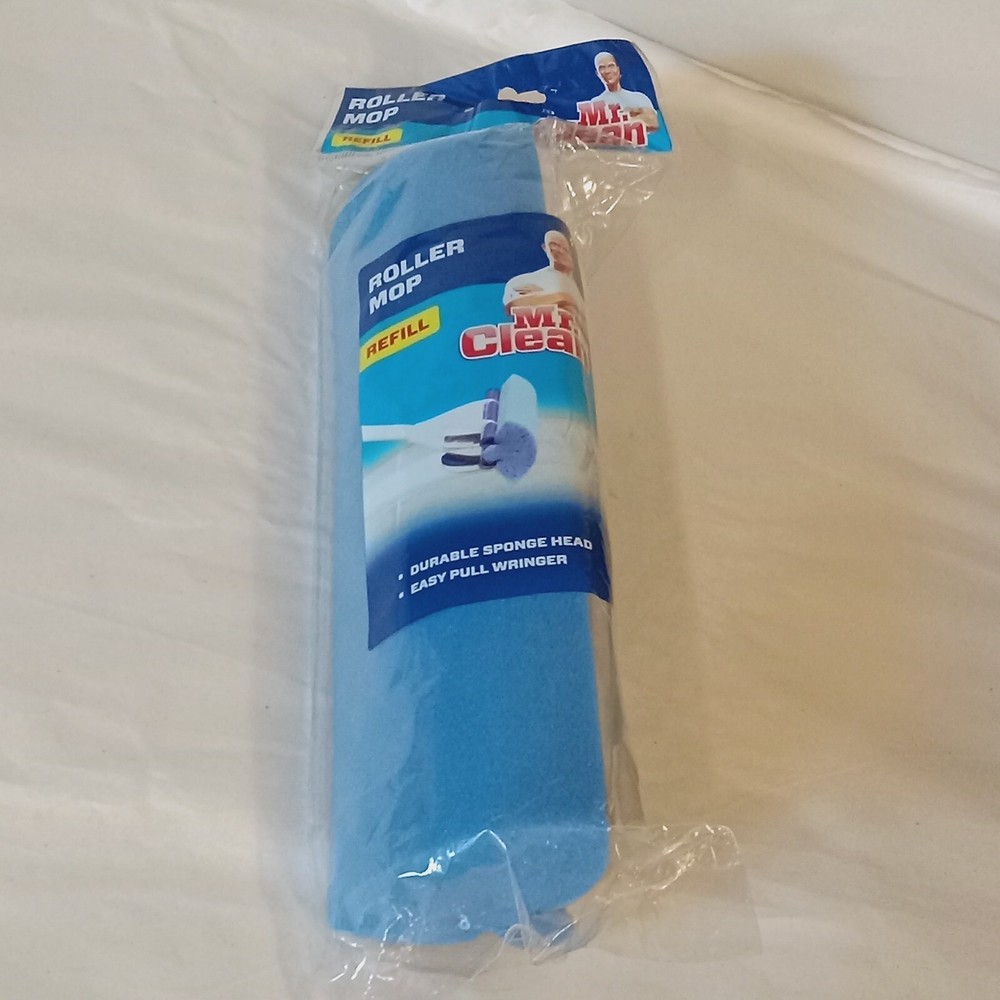 Mr. Clean Heavy Duty Roller Mop Refill NEW Sealed Package.
