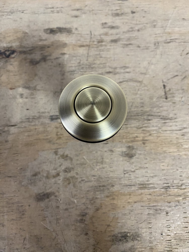 Signature Hardware SHASB2AGBR Air Switch Button Only, Aged Brass *READ*