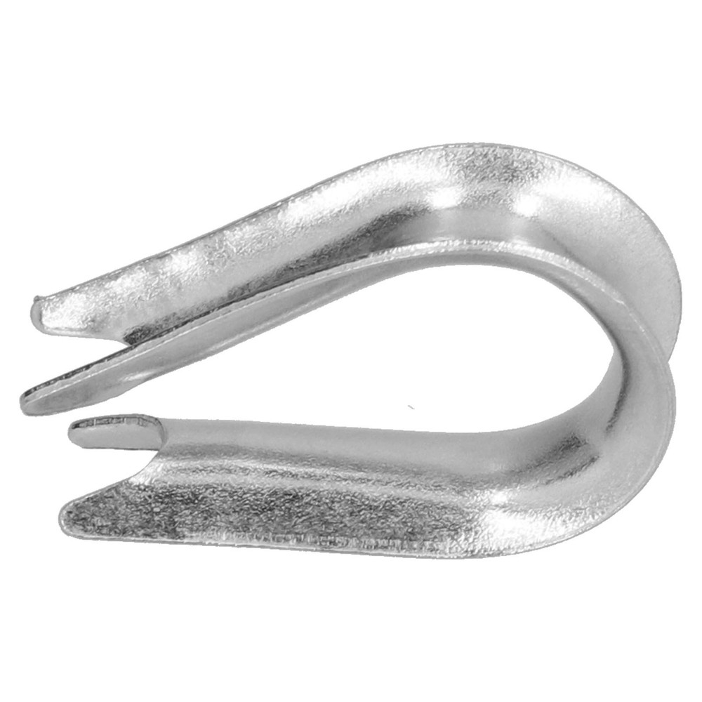 (M2 2mm)50Pcs Wire Rope Thimble Stainless Steel Cable Rigging Tools For Ship