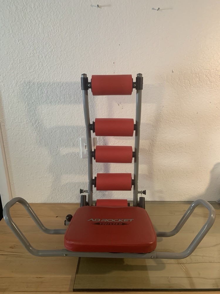 Original Red Ab Rocket Twister Abdominal Crunch Machine Core Trainer