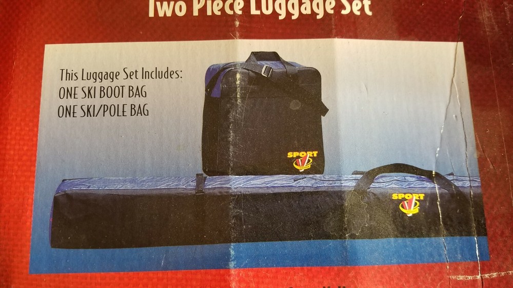 NEW IN BOX Vintage Premier Valise Ski & Boot Bag Set