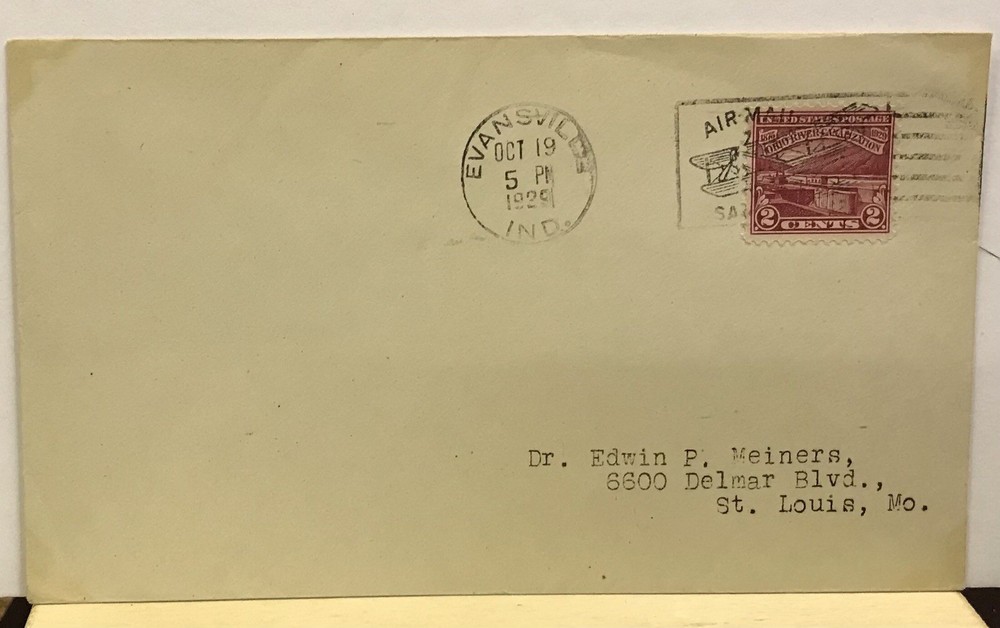 Scott US #681, 2 Cent Ohio Canalization, Uncacheted FDC, 1929.