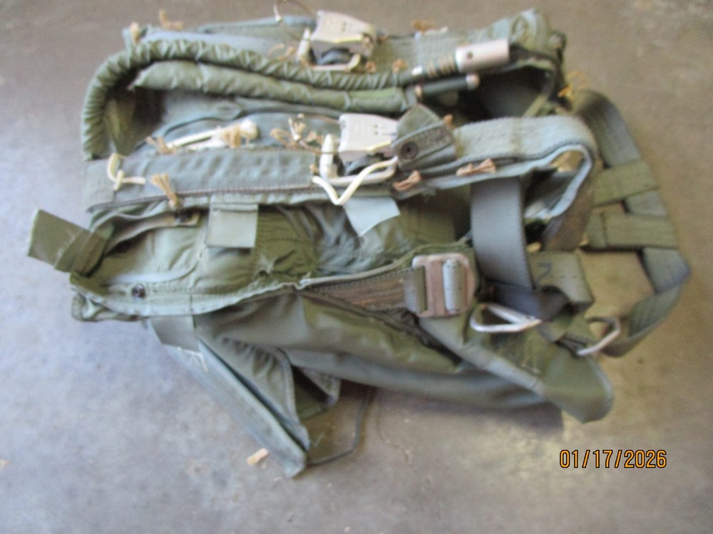 Vintage Military Parachute Backpack