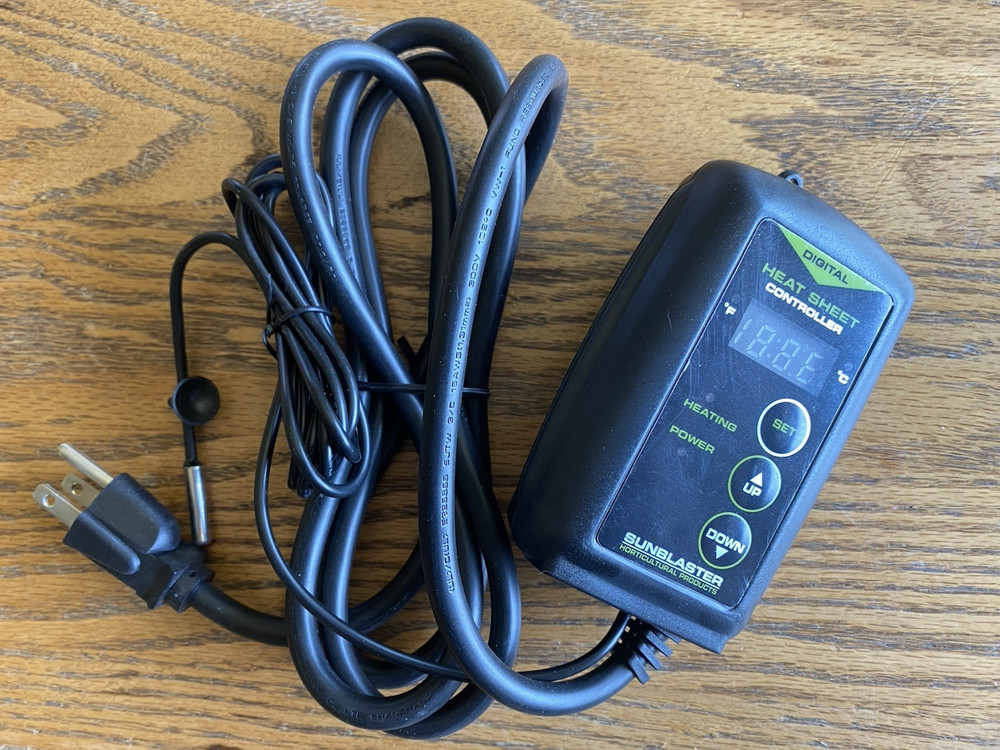 SunBlaster™ Heat Sheet Digital Temperature Controller for Seeds