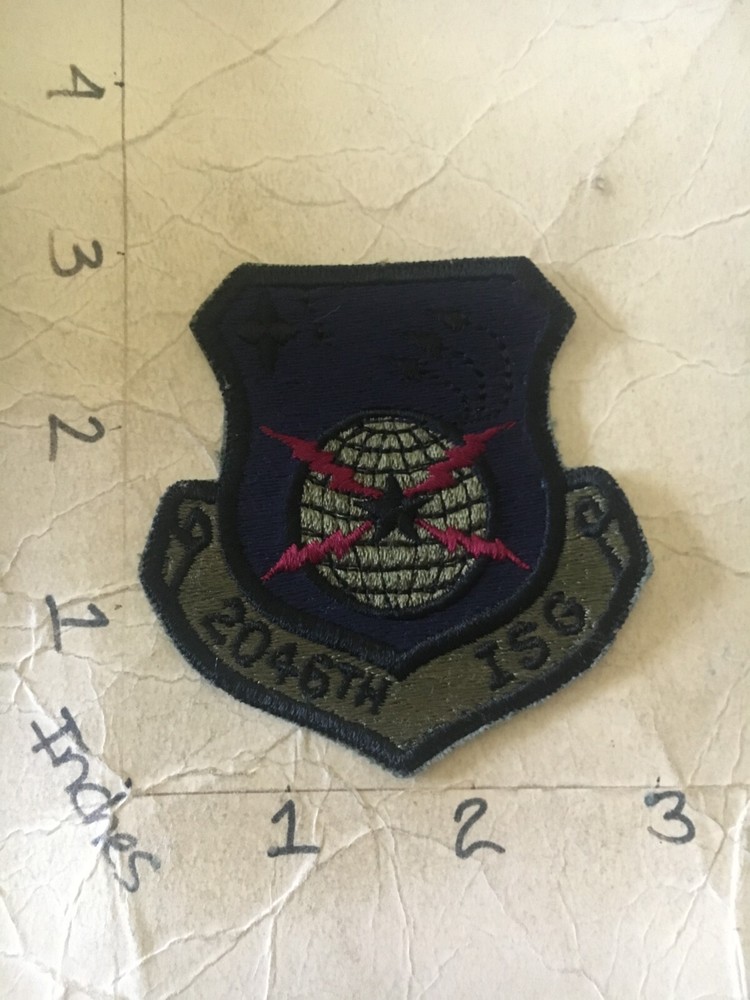 USAF 2046th ISG Squadron subdued patch 6/3/25
