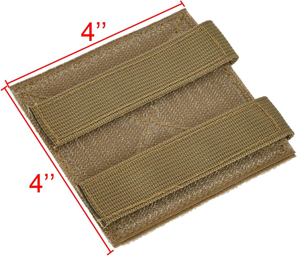 Molle Patch Panel,Hook&Loop Adapter Panel for Patch Badges,Tactical Molle Hook a