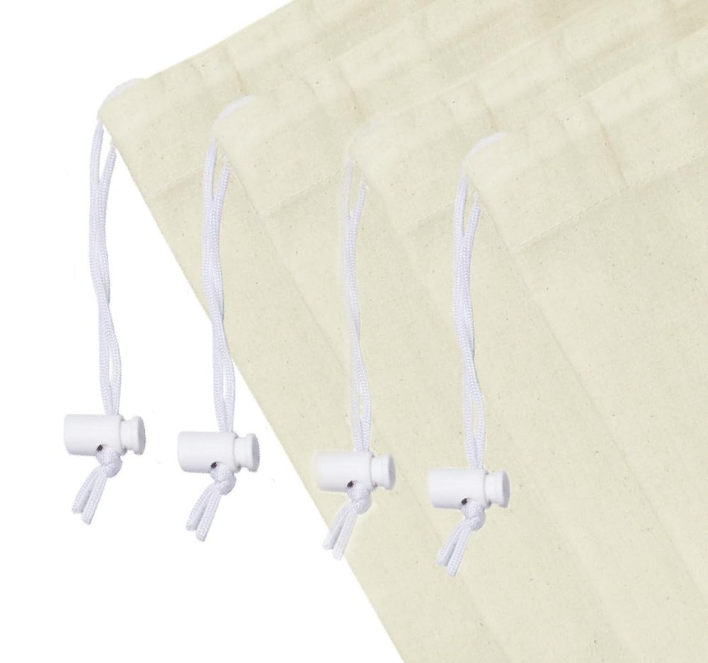 Extra Large Laundry Bags -4 Pack Heavy Duty Durable Cotton Canvas Drawstring ...