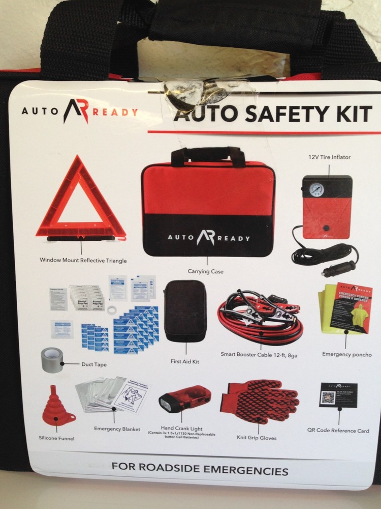 Auto Ready Auto Safety Kit Emergency Roadside Kit