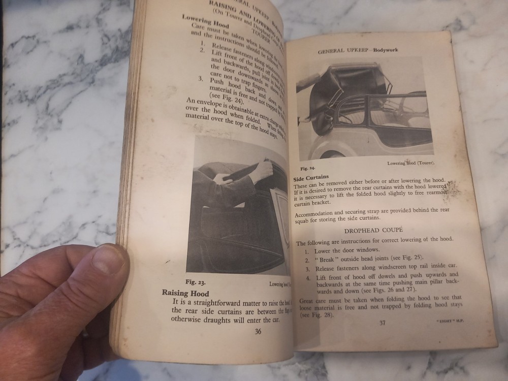 Standard Eight Instruction Book 1945-48 Fourth Edition