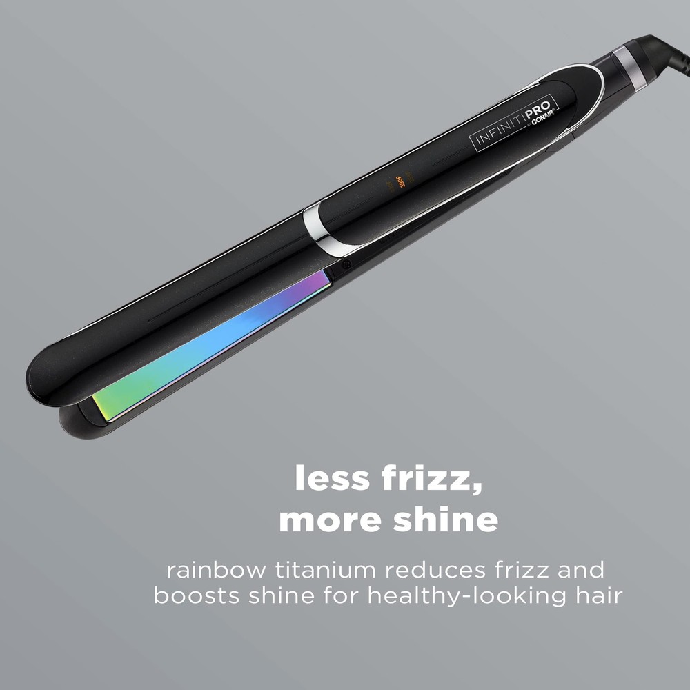 INFINITIPRO BY CONAIR Rainbow Titanium Flat Iron 1-inch
