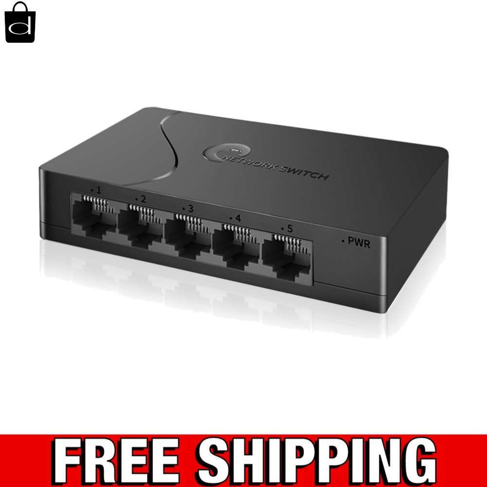 5-Port Gigabit Easy Smart Managed Switch – Compact Network Hub