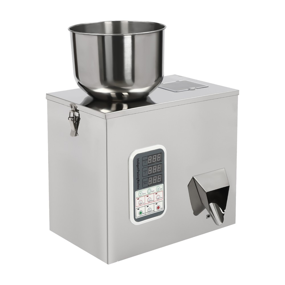 180W Automatic Granule Grain Weighting Filling Packing Machine w/ Visible Window