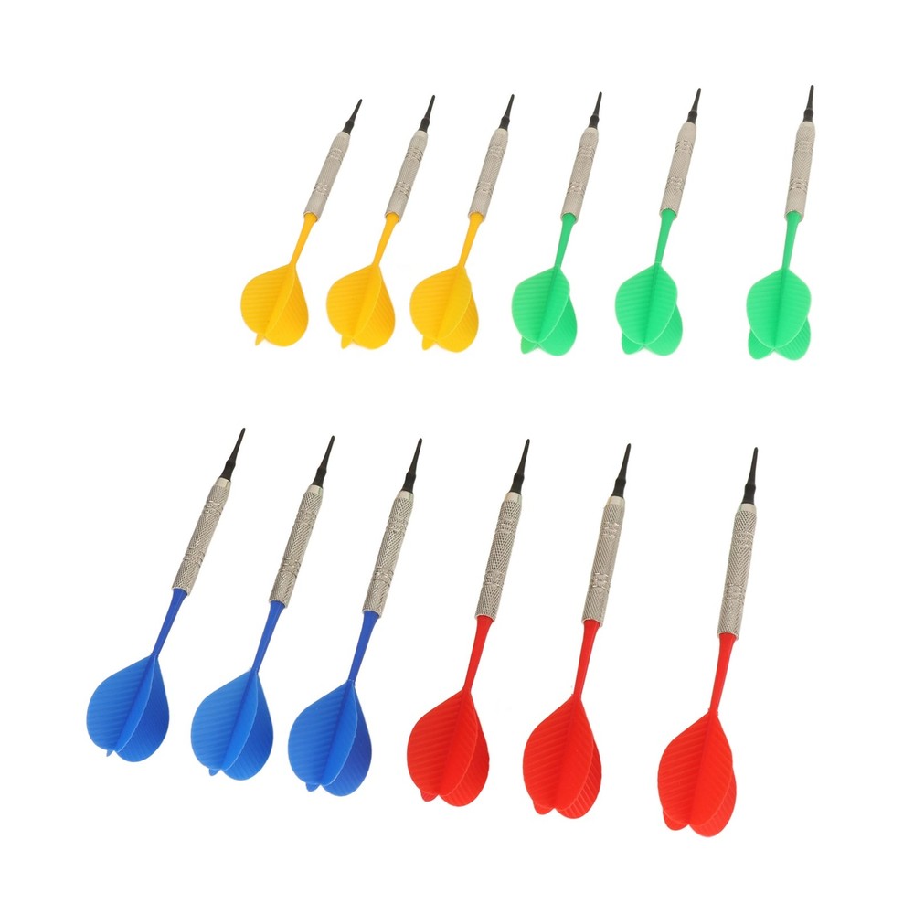Plastic Soft Tip Darts For Electronic Dartboard Throwing Beginner MU