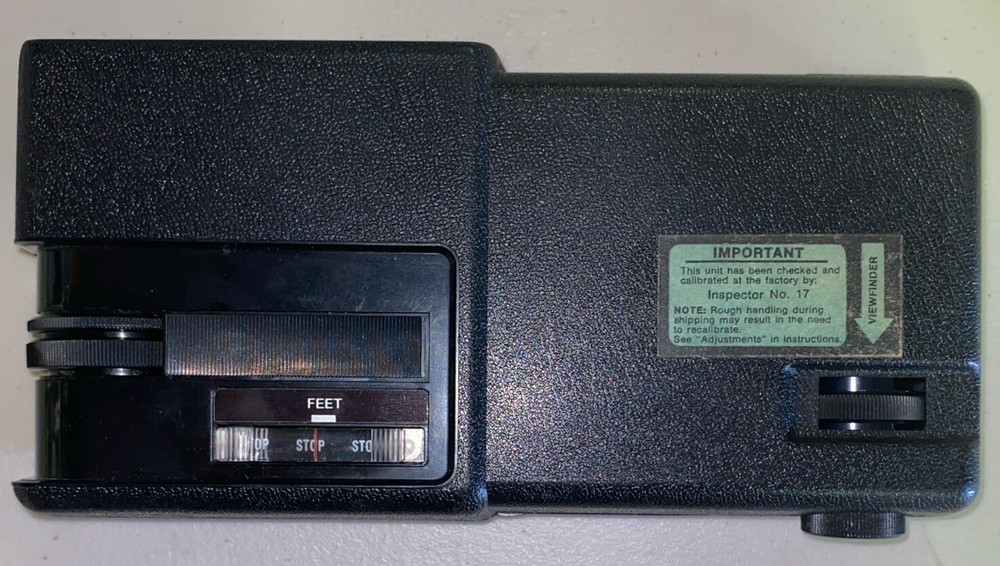 Vintage Ranging 600 Optical Tapemeasure