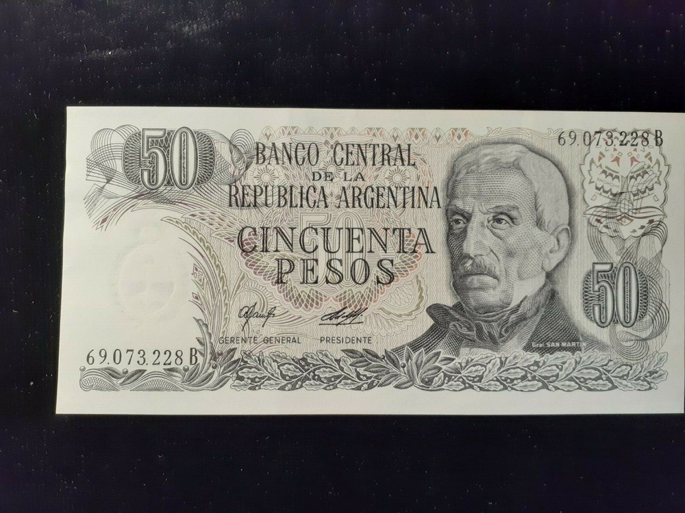ND 1976-1978  50 PESOS ARGENTINA  P 301a