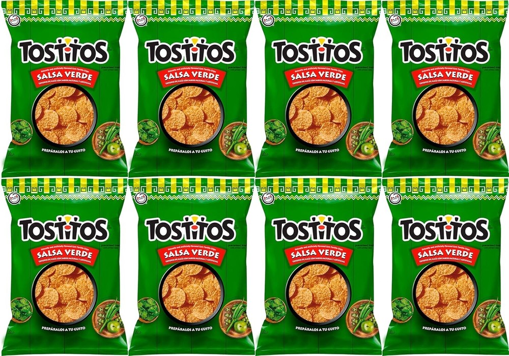 Tostitos Salsa Verde 8-Pack | 74.4g/2.625oz Bag