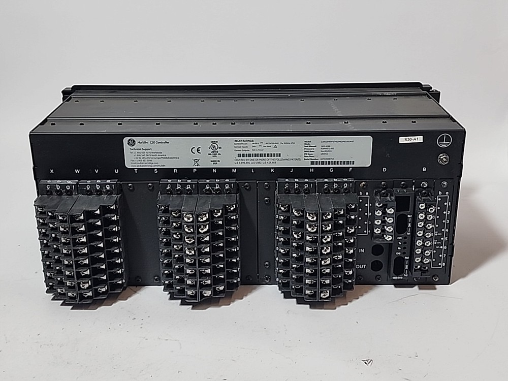GE Multilin C30 Controller UR Series - 3 Module High I/O Config - Excellent Cond
