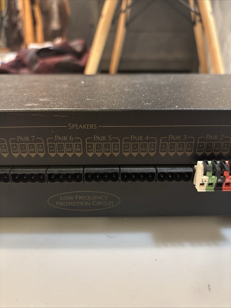 Russound PRO-10 Black Speaker Selector with Low Frequency Protection Circuit