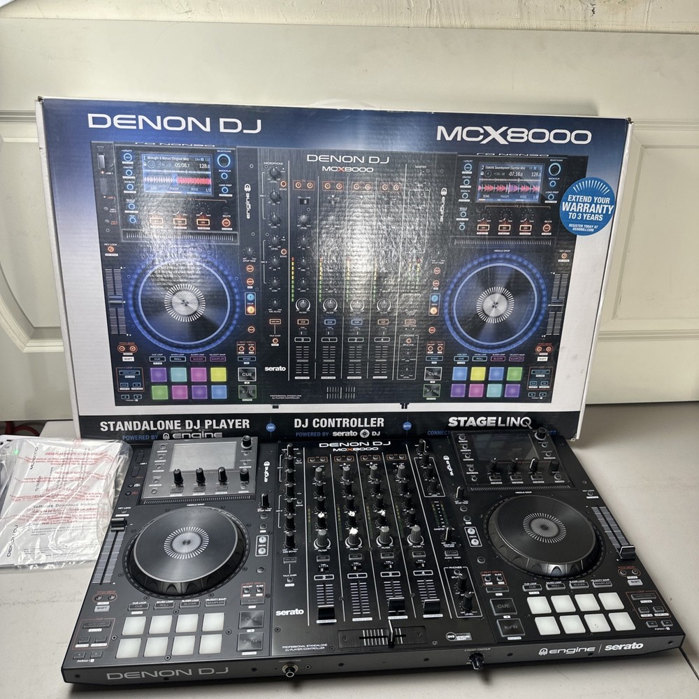 Denon DJ McX8000 Professional Standalone DJ Controller - READ DESCRIPTION