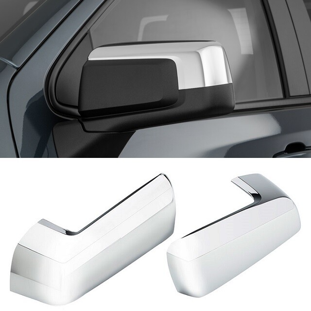 For 2019-2026 Chevy Silverado / GMC Sierra Chrome Replacement Mirror Covers Caps