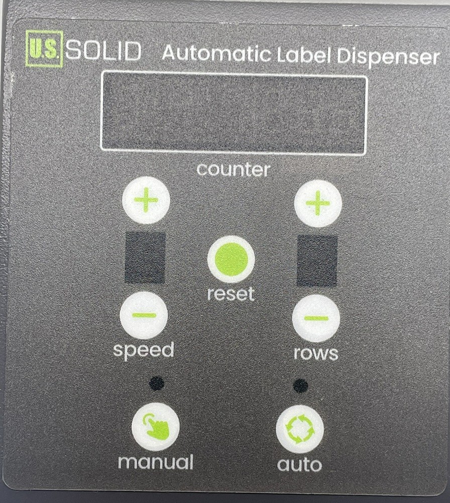 U.S. Solid Automatic Label Dispenser USS-LD00022-80 *NEW* MISSING PARTS