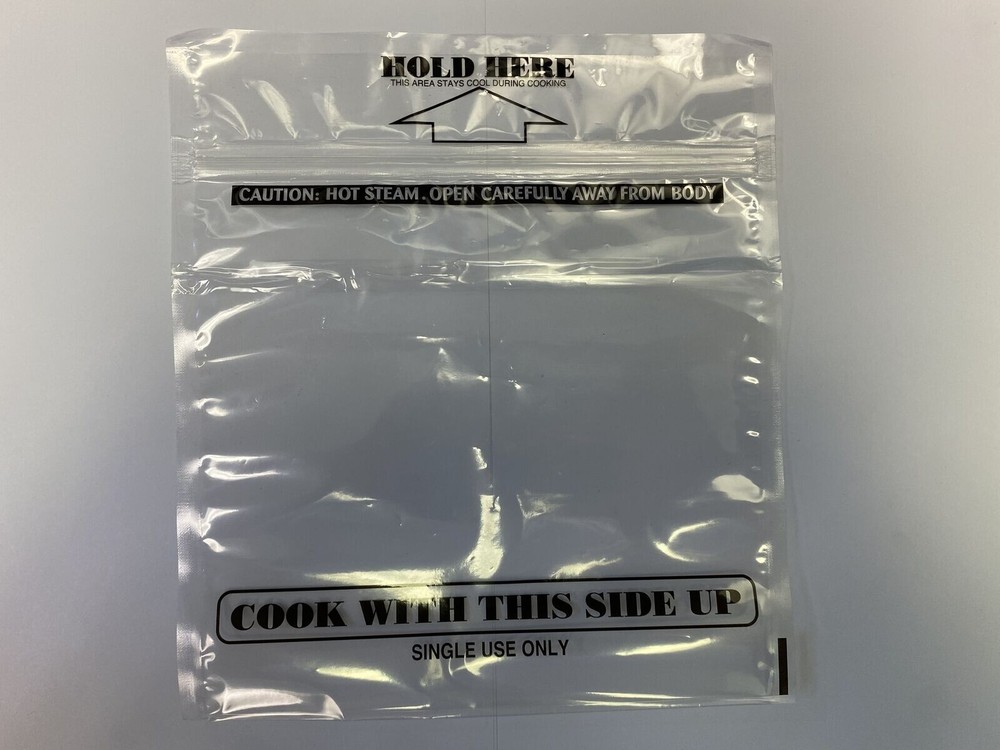 Professional Microwave Cooking Steam Bags | Medium Size | Choose Quantity